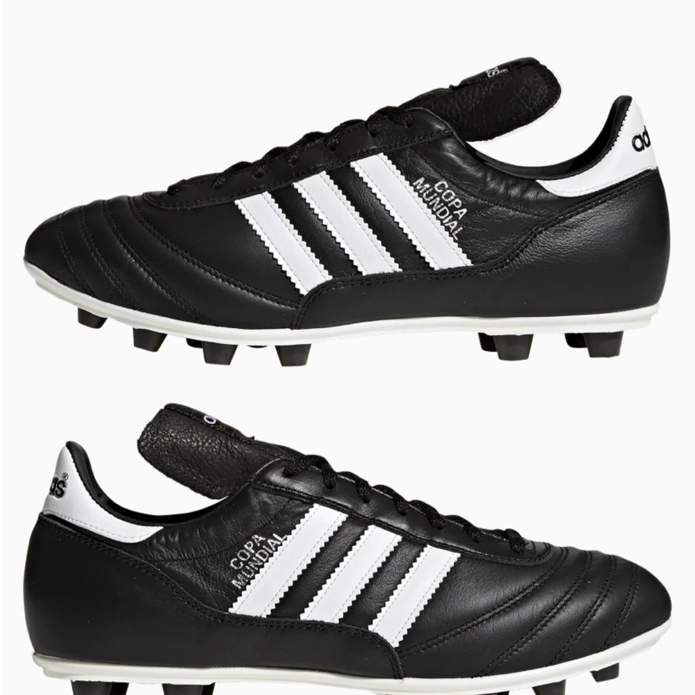 Adidas Copa Mundial Black and White Soccer Cleats